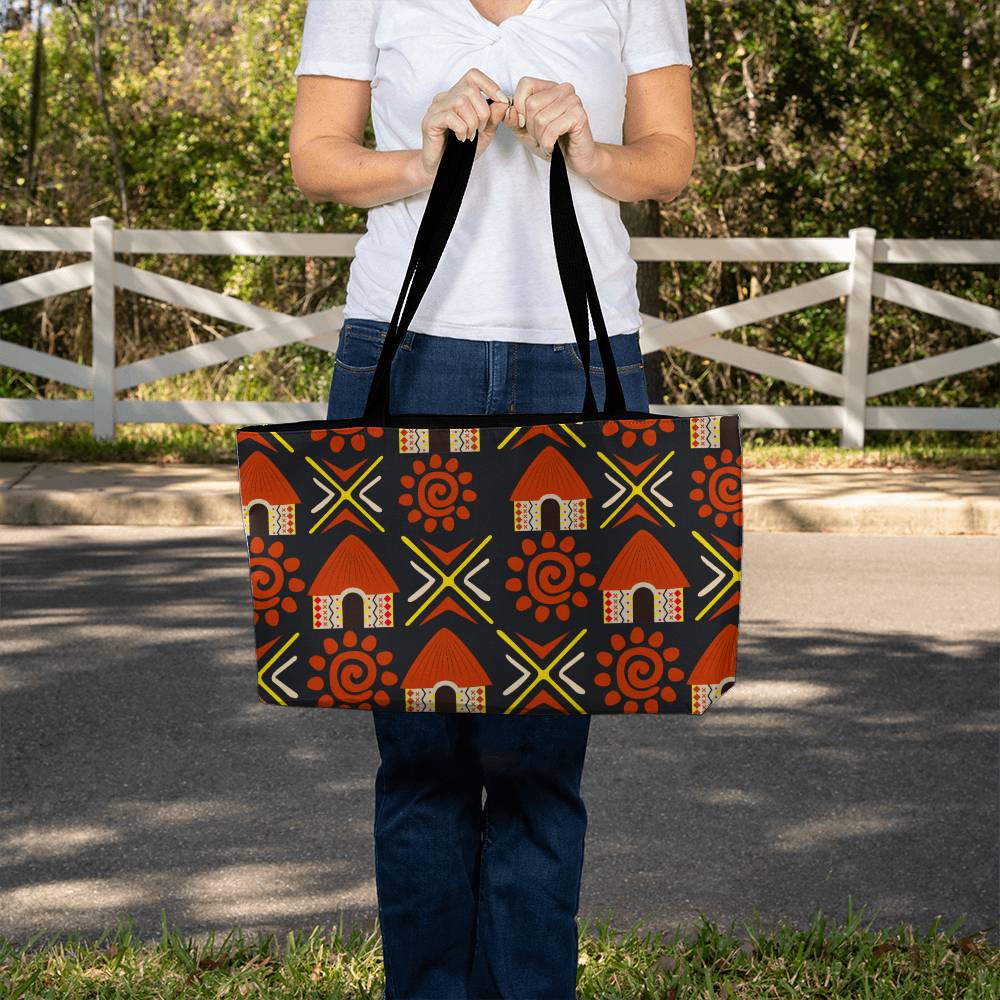 Tribal Huts Weekender Tote for Wives/Mothers/Sisters/Girlfriends