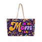 Mom's Blossom Era Weekender Tote Bag: The Perfect Companion for Her Every Adventure- A Gift for Mothers/Wives/Daughter.