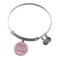 Personalized ''Maid of Honor'' Circle Engraving Bangle- a Gift for Bridal Party Members.