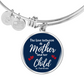 Personalized Mother and her Child Luxury Bangle- for a Daughter/Wife.