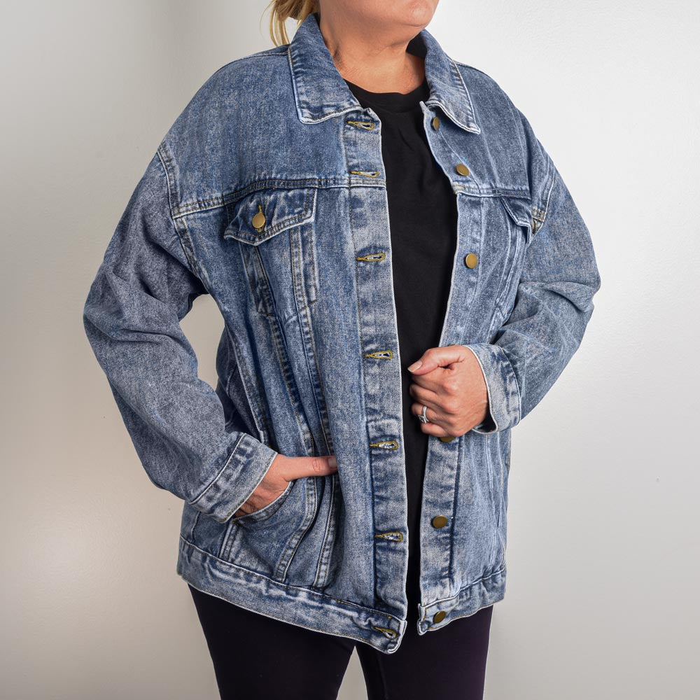 Wild and Free Denim Jacket gifts for Mothers/Mom/Daughters/Grandmothers