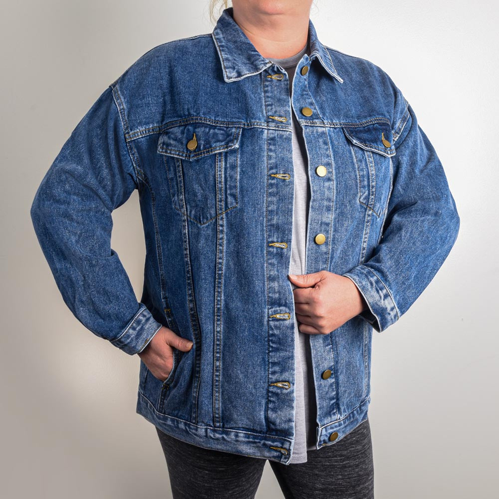 Wild and Free Denim Jacket gifts for Mothers/Mom/Daughters/Grandmothers