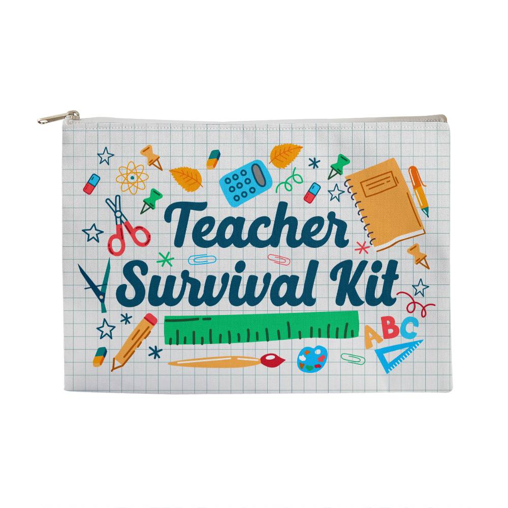 Teacher Survival Kit Large Pouch for Moms