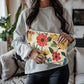 Hello Summer Floral  Large Fabric Pouch a Gift for Mom/Daughter/wife.