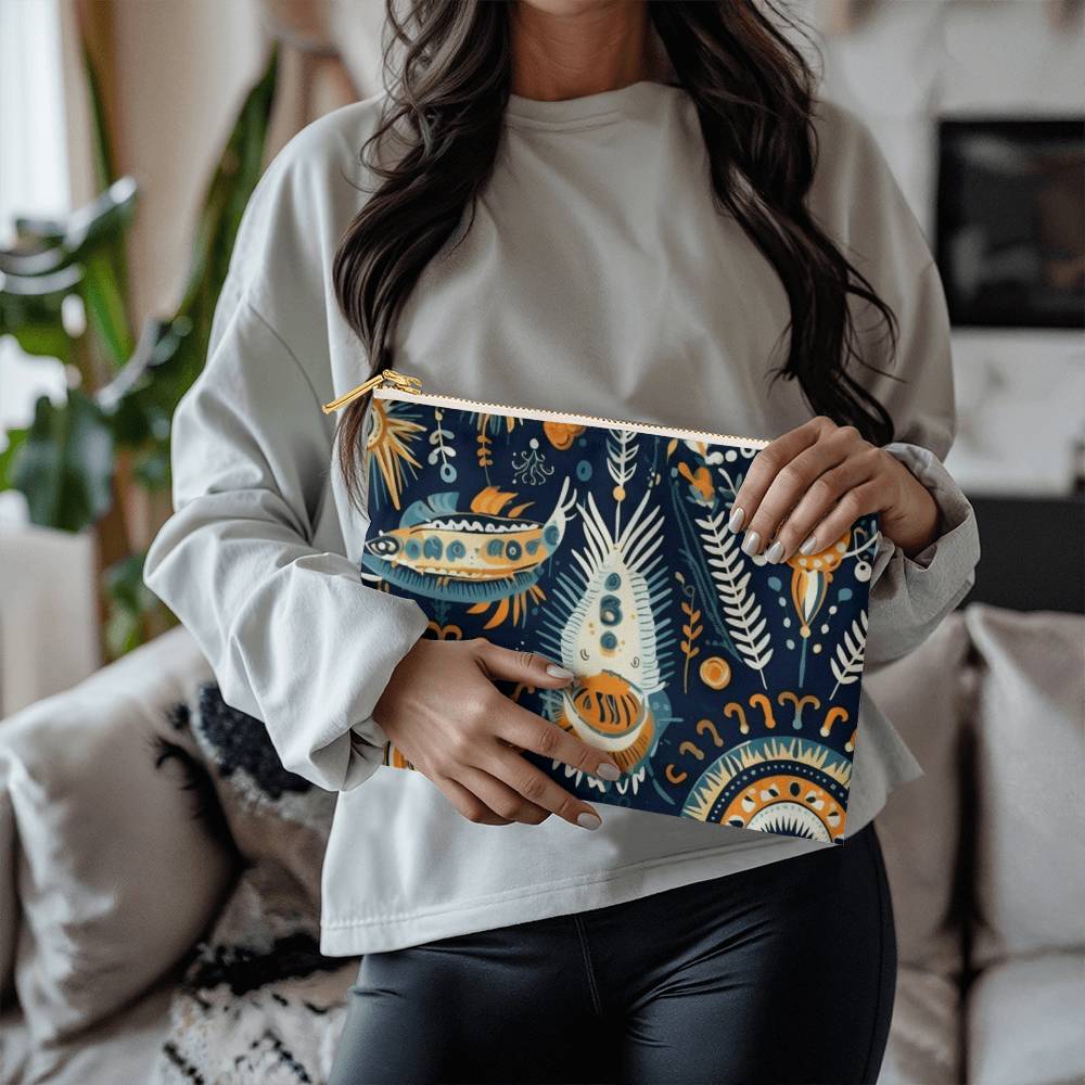 Heritage Harmony Large Zipper Pouch for Wives/Mothers/Sisters/Girlfriends