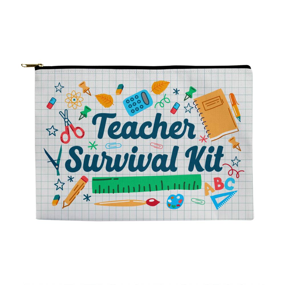 Teacher Survival Kit Large Pouch for Moms