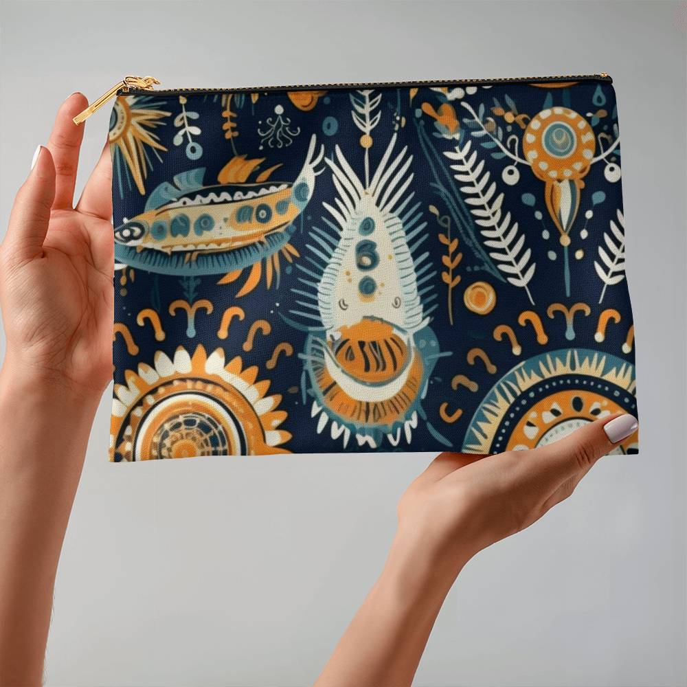 Heritage Harmony Large Zipper Pouch for Wives/Mothers/Sisters/Girlfriends