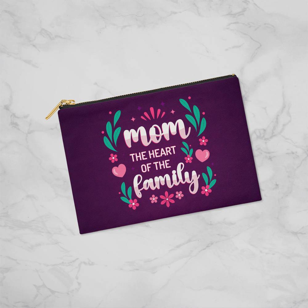 MOM MY HEART and MY LOVE - Small Pouch- Gift for Mothers/Daughters/Sisters