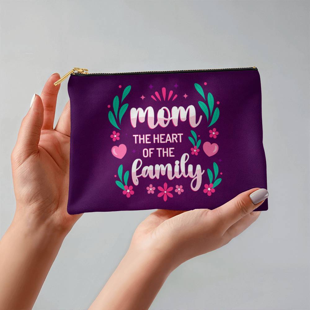 MOM MY HEART and MY LOVE - Small Pouch- Gift for Mothers/Daughters/Sisters.