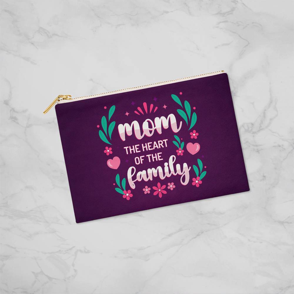 MOM MY HEART and MY LOVE - Small Pouch- Gift for Mothers/Daughters/Sisters