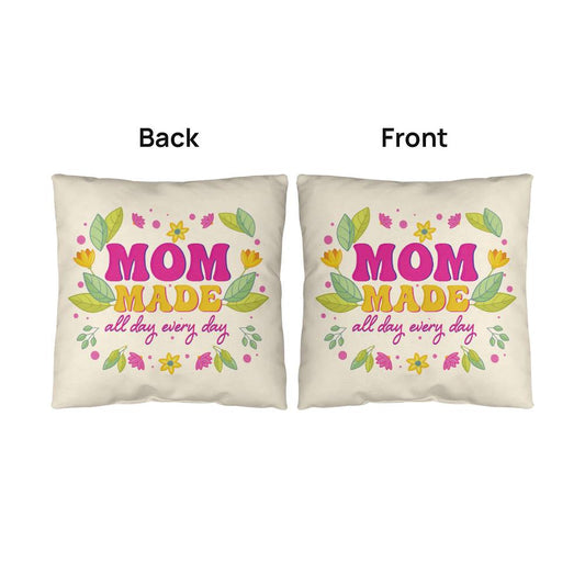 MOM MADE Indoor/Outdoor Pillows for Mom/Grandparents