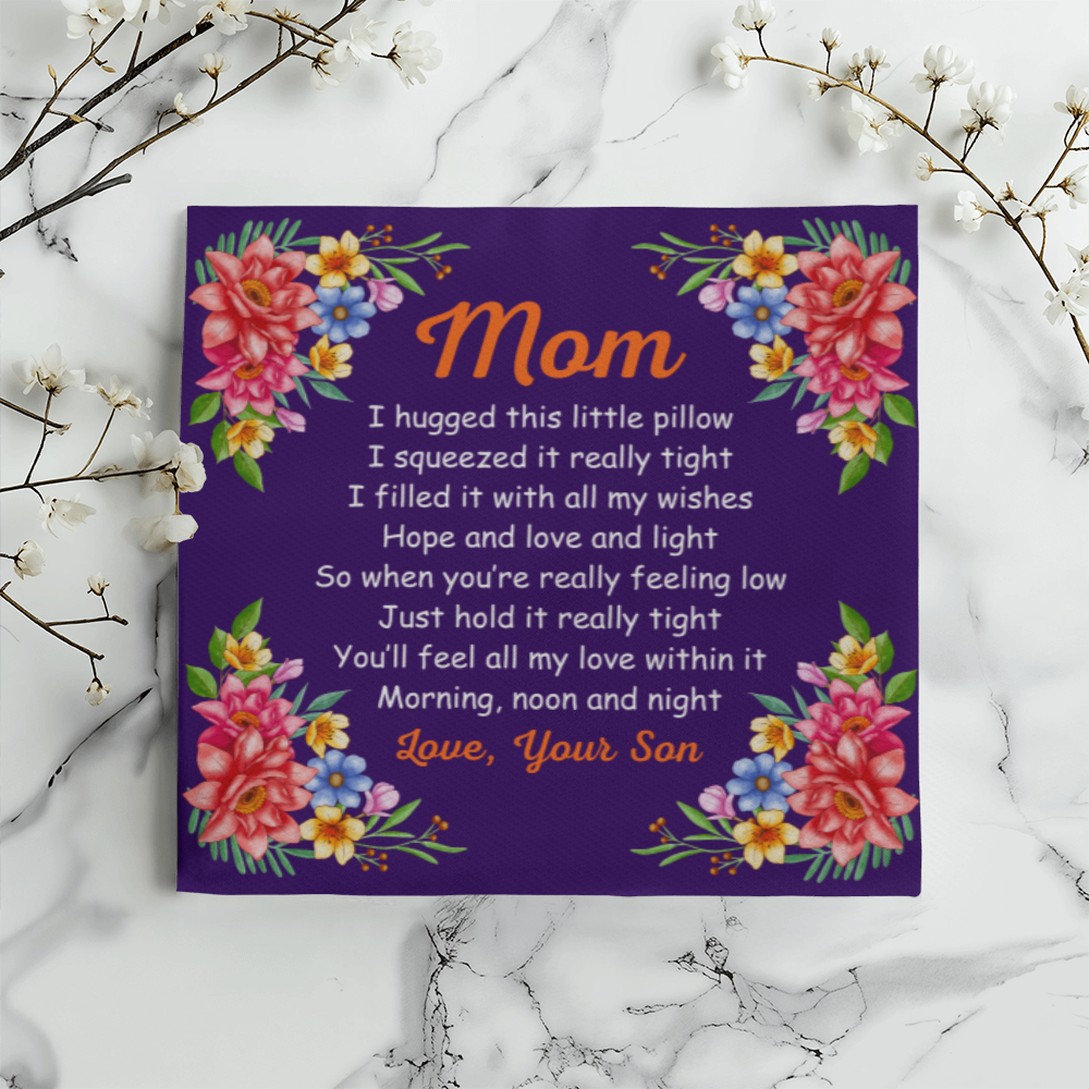 MOM Pillow Cover- A Gifts for Mothers/Daughters.