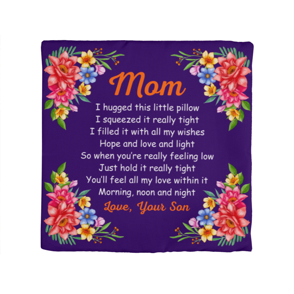 MOM Pillow Cover- A Gifts for Mothers/Daughters.
