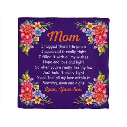 MOM Pillow Cover- A Gifts for Mothers/Daughters.
