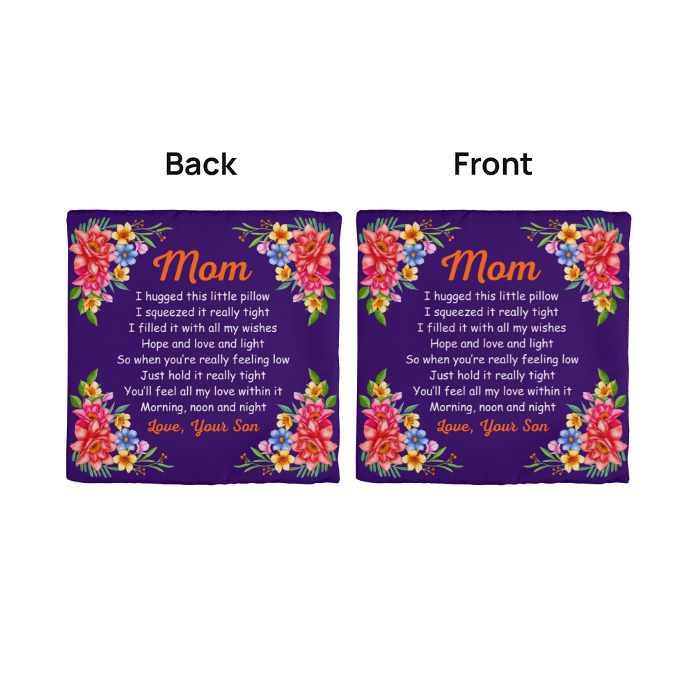 MOM Pillow Cover- A Gifts for Mothers/Daughters.