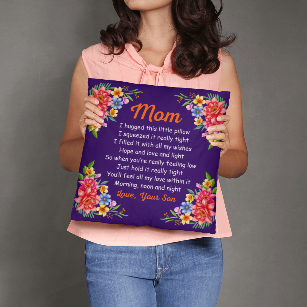 MOM Pillow Cover- A Gifts for Mothers/Daughters.