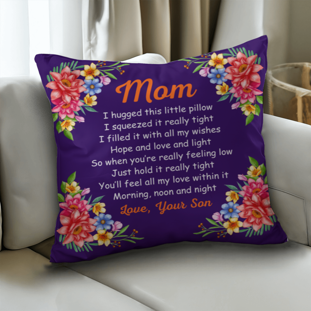 MOM Pillow Cover- A Gifts for Mothers/Daughters.
