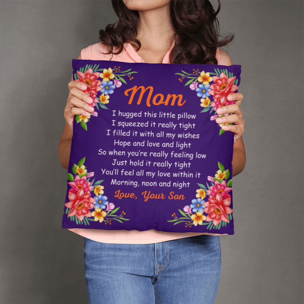 MOM Pillow Cover- A Gifts for Mothers/Daughters.