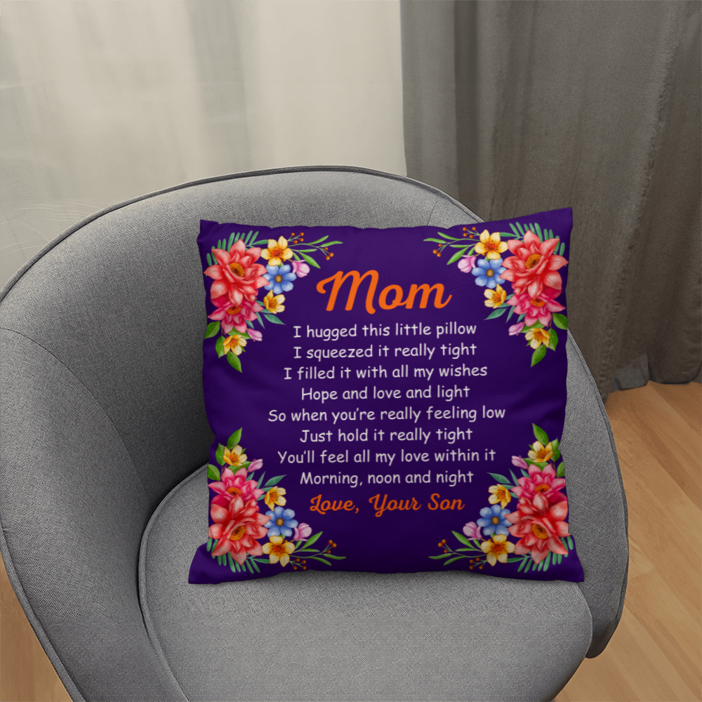 MOM Pillow Cover- A Gifts for Mothers/Daughters.