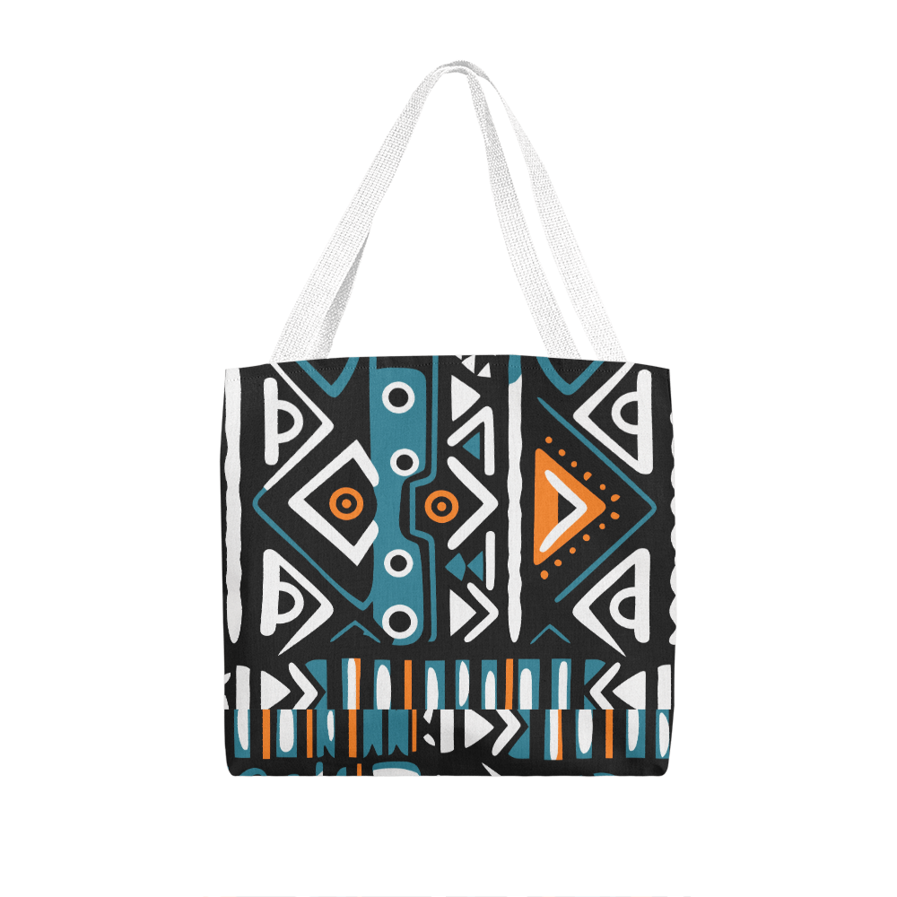 Geometric Classic Tote Bag a Gift for Mother/Daughter/Father.