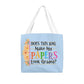A Classic Teacher Blue Tote Bag- a Gift for Teachers/Fathers/Mothers/Sons/Daughters.