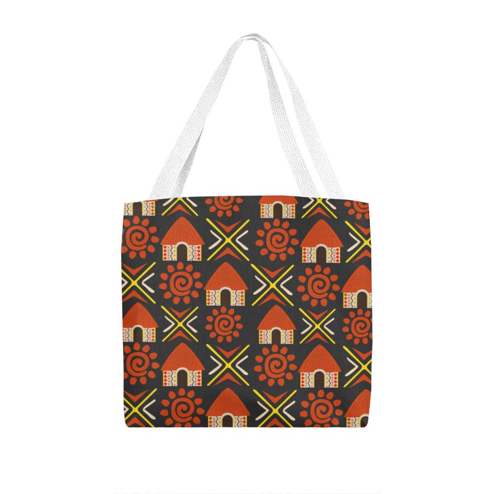Tribal Huts Classic Tote for Wives/Mom/Sisters/Girlfriends
