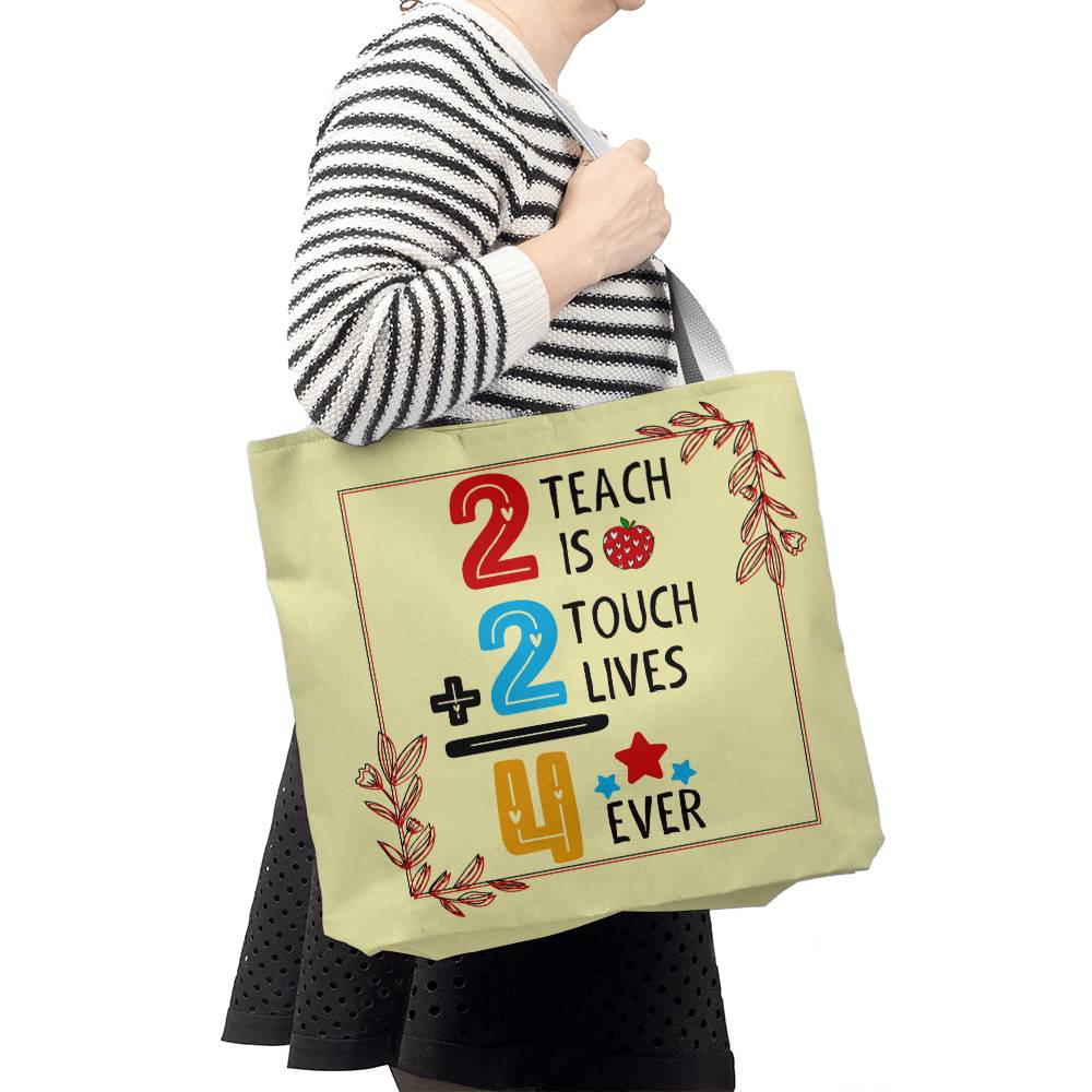 A Number Teacher Classic Yellow Tote Bag- a Gift for Teachers/Fathers/Mothers.