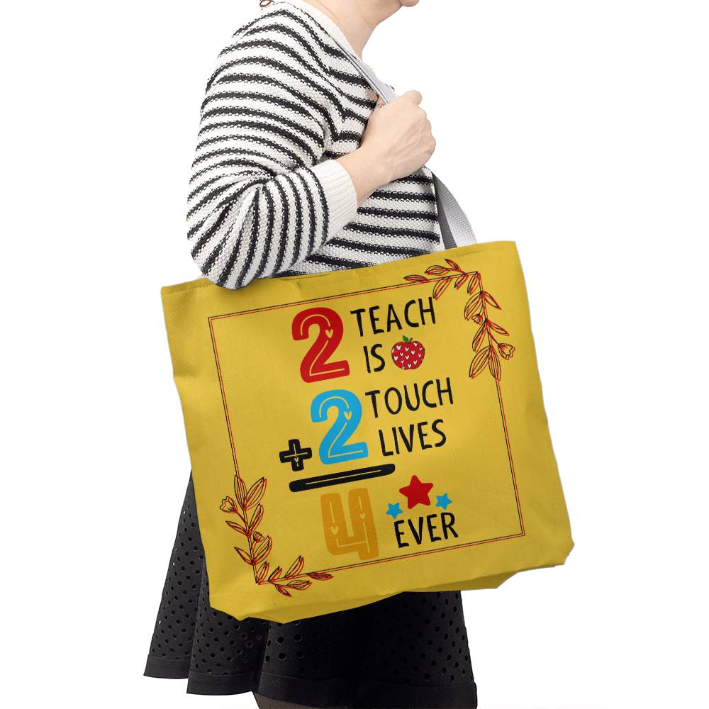 A Number Teacher Classic Yellow Tote Bag- a Gift for Teachers/Fathers/Mothers.