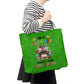I'm a Teacher Classic Green Tote Bag- a Gift for Teachers/Fathers/Mothers/ Son/Daughter.