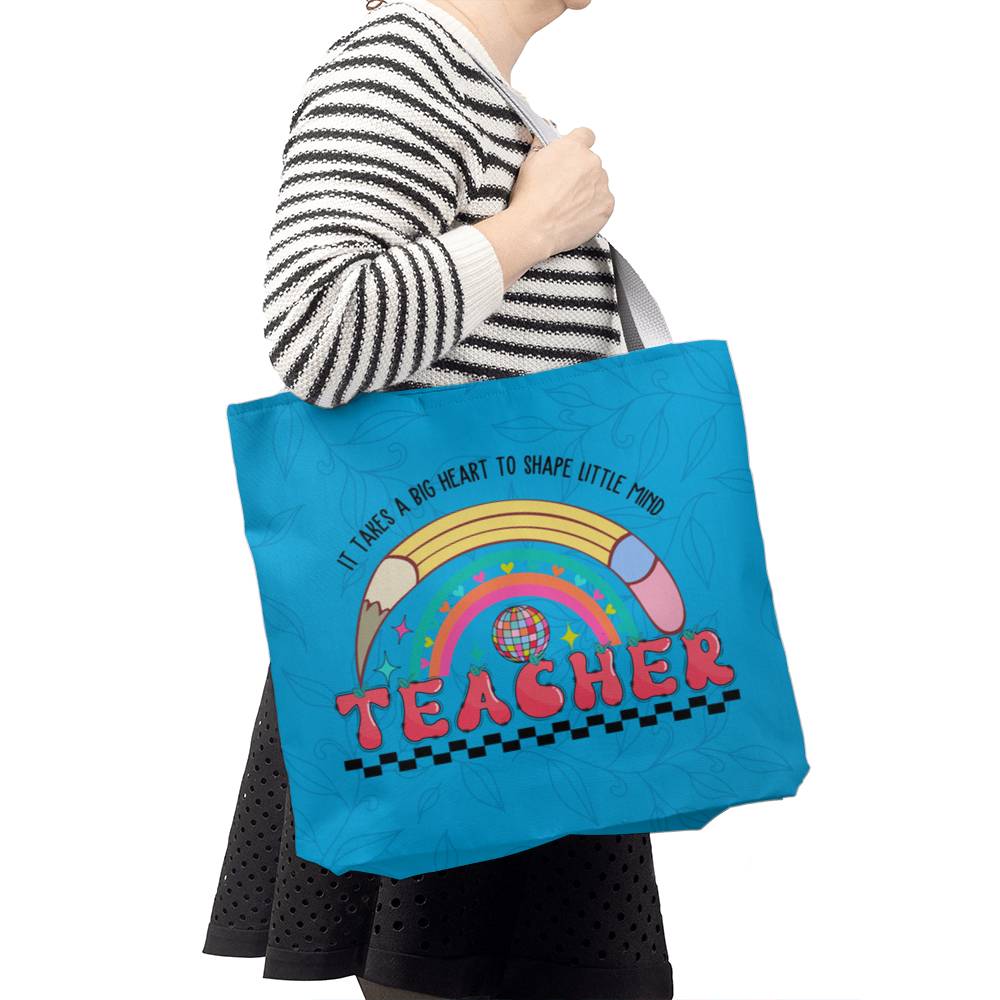A Classic Teacher Blue Tote Bag- a Gift for Teachers/Fathers/Mothers/Sons/Daughters.