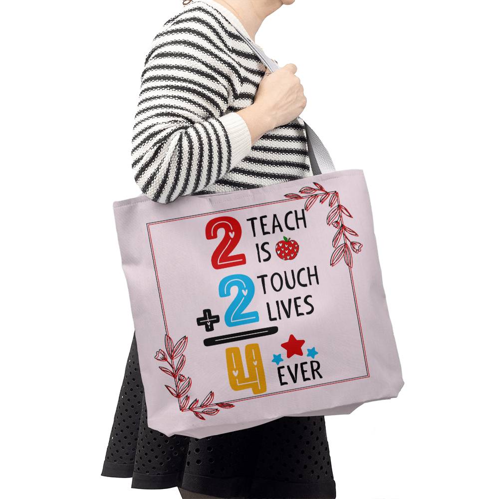 A Number Teacher Classic Pink Tote Bag- a Gift for Teachers/Fathers/Mothers.