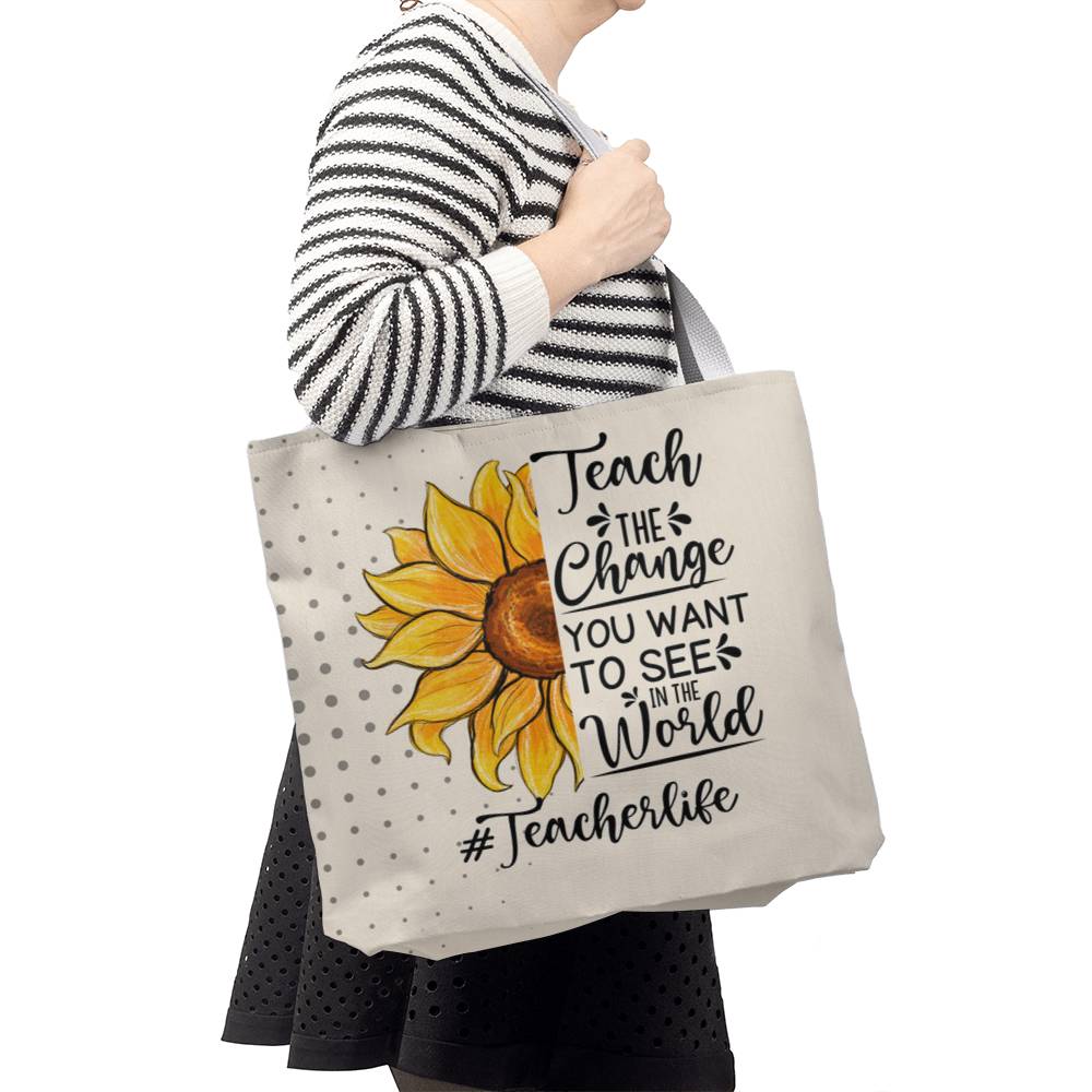 A Classic Teacher Yellow Tote Bag- a Gift for Teachers/Fathers/Mothers/Sons/Daughters.