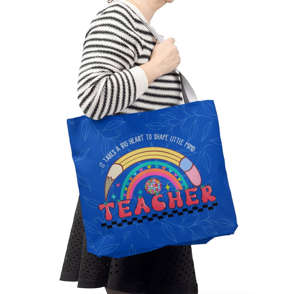 A Classic Teacher Green Tote Bag-  a Gift for Teachers/Fathers/Mothers/Sons/Daughters.