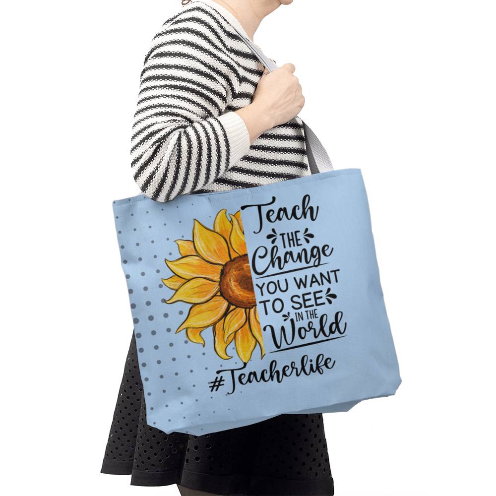 A Classic Teacher Blue Tote Bag- a Gift for Teachers/Fathers/Mothers/Sons/Daughters.