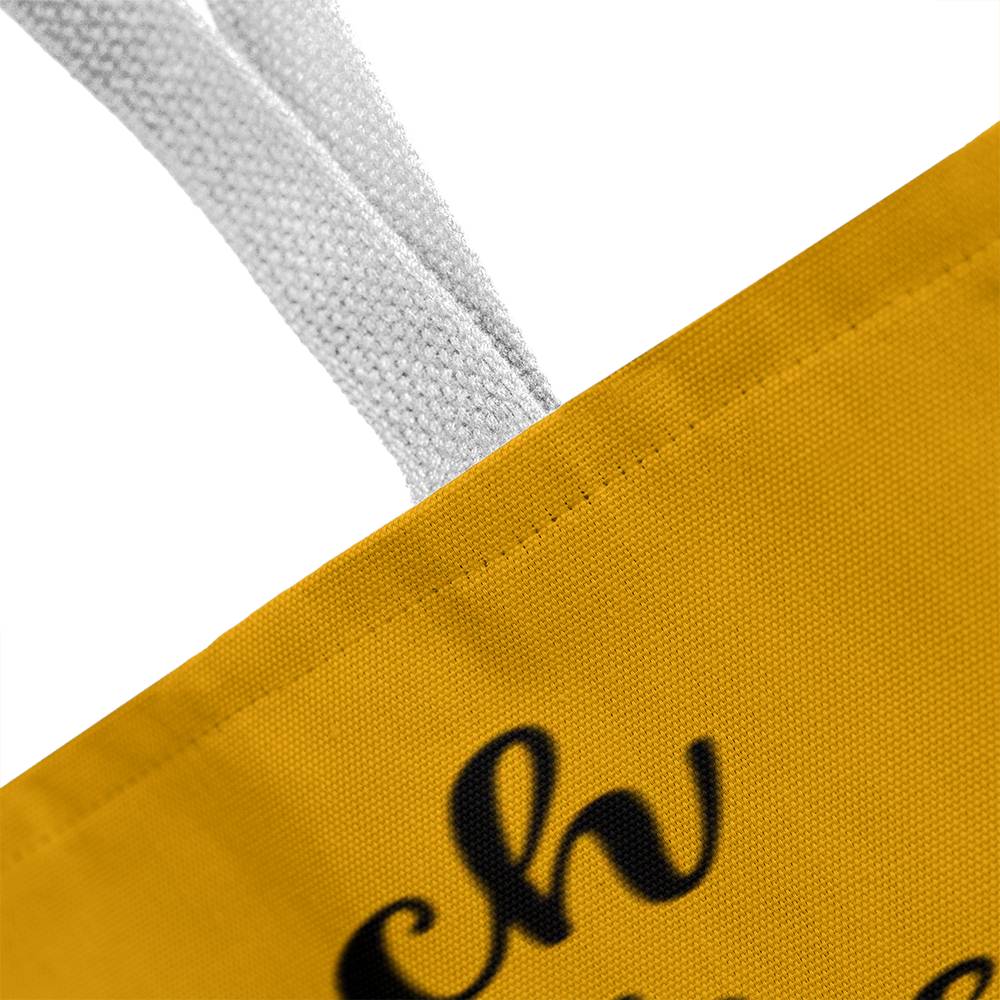 A Classic Teacher Yellow Tote Bag- a Gift for Teachers/Fathers/Mothers/Sons/Daughters.