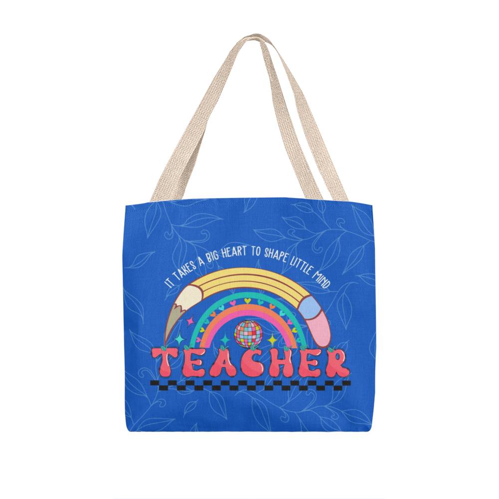 A Classic Teacher Green Tote Bag-  a Gift for Teachers/Fathers/Mothers/Sons/Daughters.