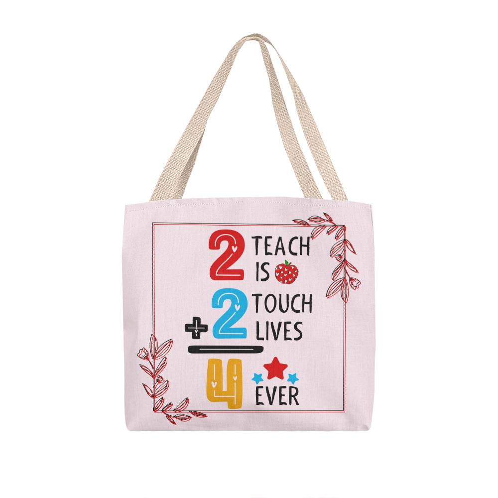 A Number Teacher Classic Pink Tote Bag- a Gift for Teachers/Fathers/Mothers.