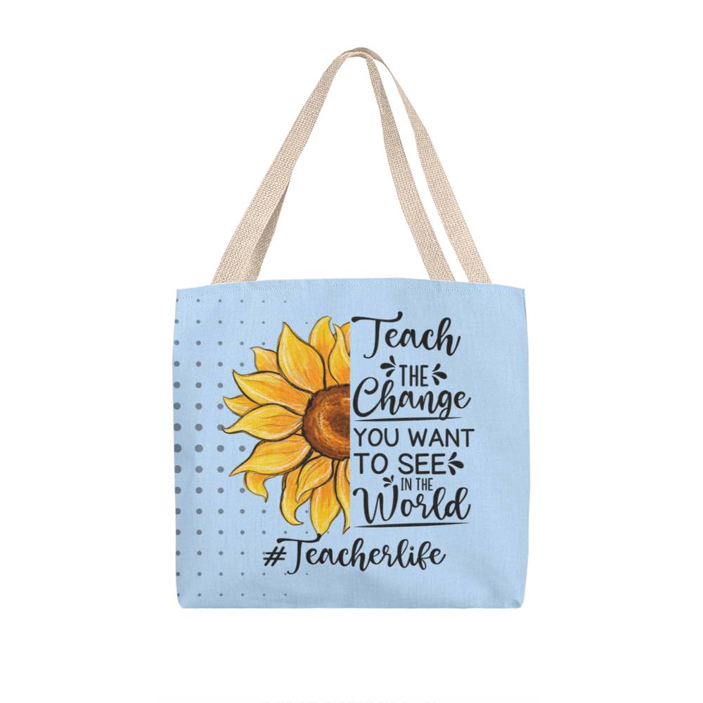 A Classic Teacher Blue Tote Bag- a Gift for Teachers/Fathers/Mothers/Sons/Daughters.