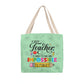 A Great Teacher Classic Blue Tote Bag- a Gift for Teachers/Fathers/Mothers/Sons/Daughters.