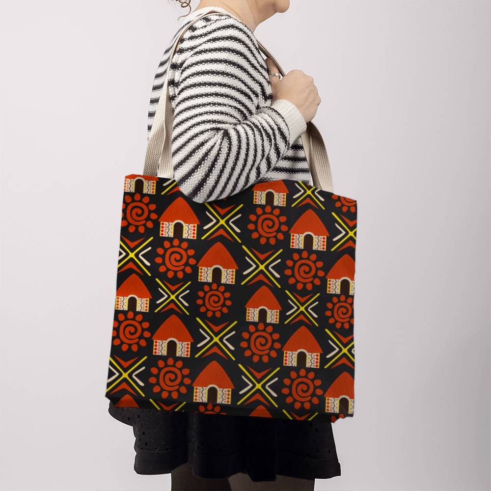 Tribal Huts Classic Tote for Wives/Mom/Sisters/Girlfriends