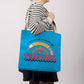 A Classic Teacher Blue Tote Bag- a Gift for Teachers/Fathers/Mothers/Sons/Daughters.