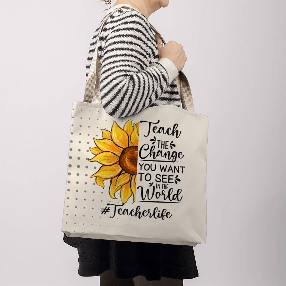 A Classic Teacher Yellow Tote Bag- a Gift for Teachers/Fathers/Mothers/Sons/Daughters.
