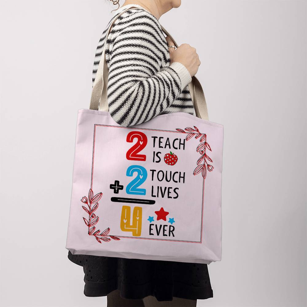 A Number Teacher Classic Pink Tote Bag- a Gift for Teachers/Fathers/Mothers.