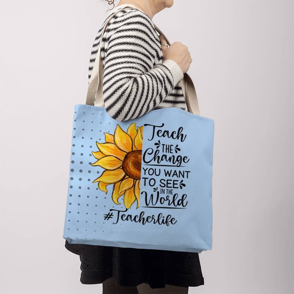 A Classic Teacher Blue Tote Bag- a Gift for Teachers/Fathers/Mothers/Sons/Daughters.