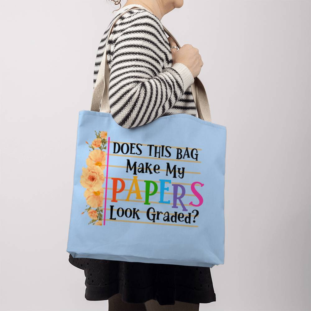 A Classic Teacher Blue Tote Bag- a Gift for Teachers/Fathers/Mothers/Sons/Daughters.