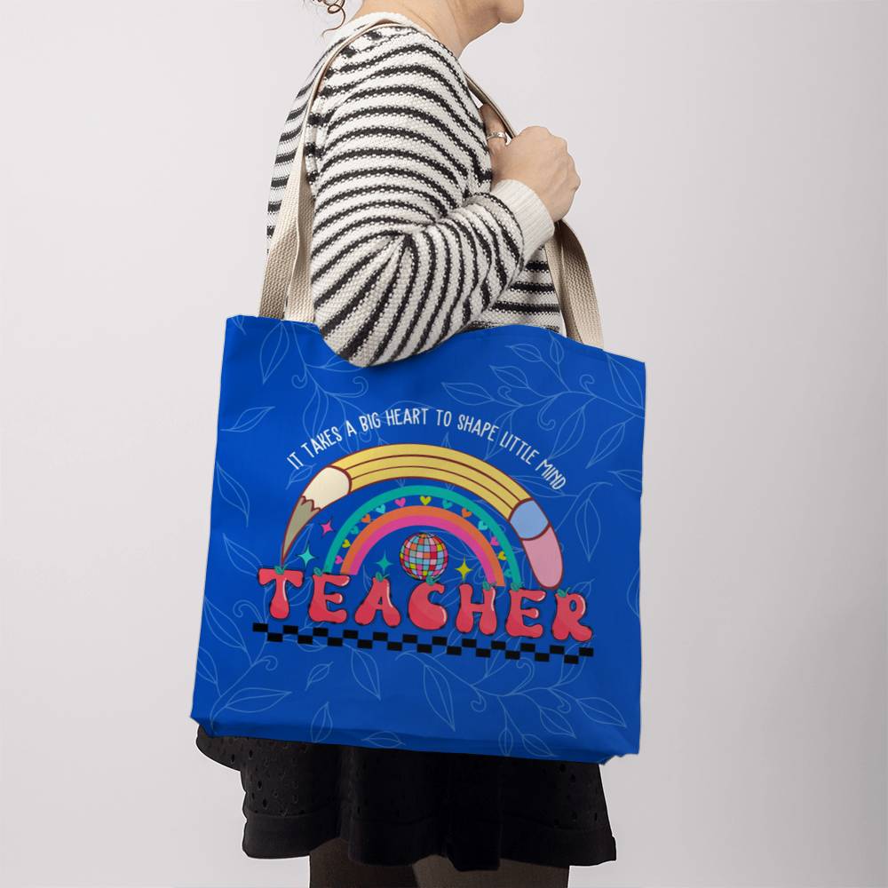 A Classic Teacher Green Tote Bag-  a Gift for Teachers/Fathers/Mothers/Sons/Daughters.
