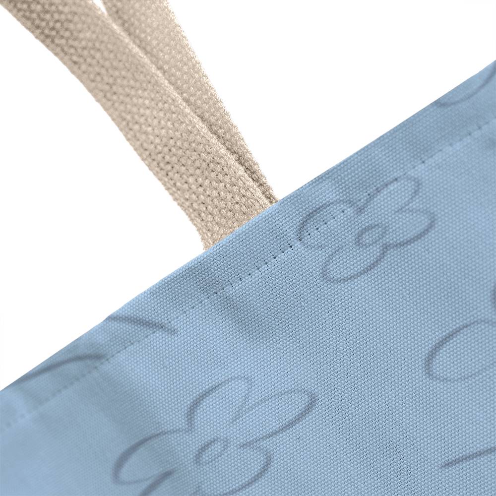 A Great Teacher Classic Blue Tote Bag- a Gift for Teachers/Fathers/Mothers/Sons/Daughters.