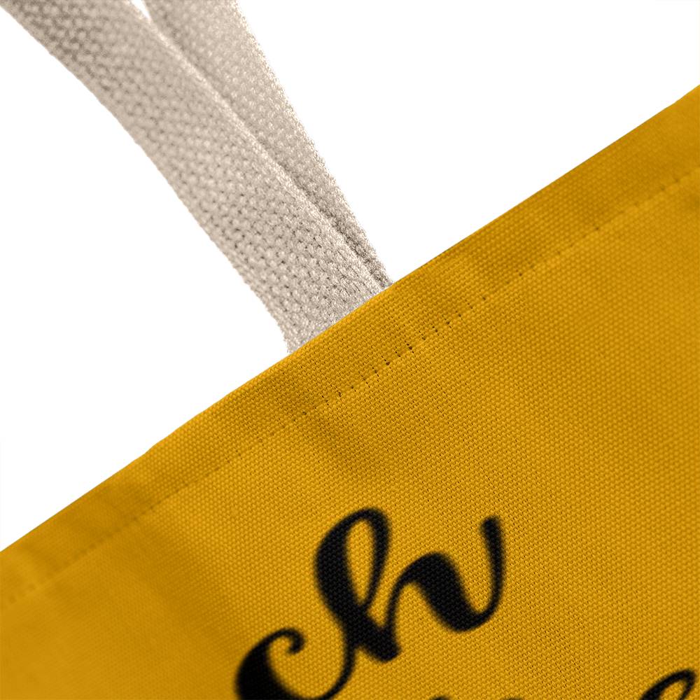 A Classic Teacher Yellow Tote Bag- a Gift for Teachers/Fathers/Mothers/Sons/Daughters.