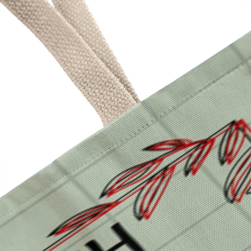 A Number Teacher Classic Green Tote Bag- a Gift for Teachers/Fathers/Mothers/Daughters/Sons.