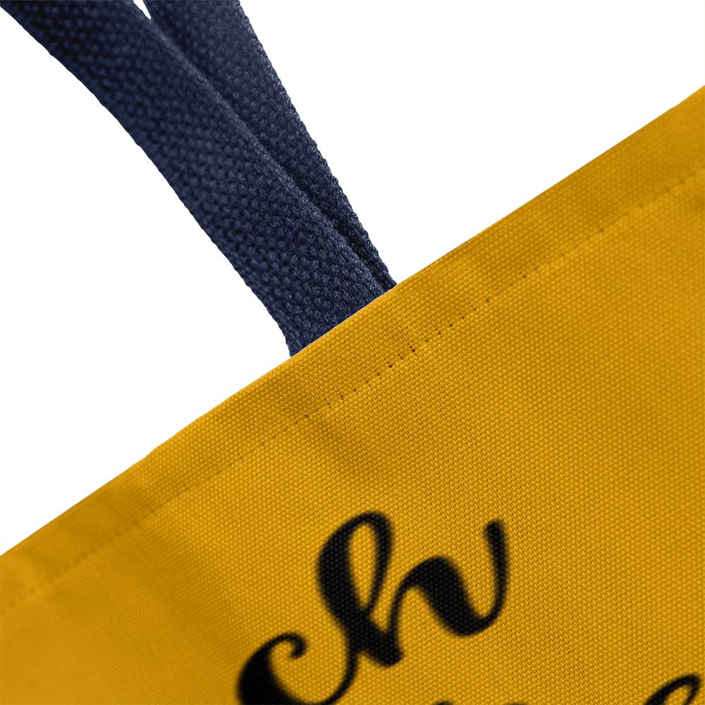 A Classic Teacher Yellow Tote Bag- a Gift for Teachers/Fathers/Mothers/Sons/Daughters.